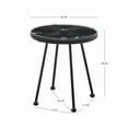 thumbnail image 6 of Linon Millicent Outdoor Side Table - Black, 6 of 8