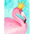 thumbnail image 2 of Moore, Regina 12x14 White Modern Wood Framed Museum Art Print Titled - Flamingo Queen II, 2 of 4