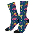 thumbnail image 2 of Sales Today Crew Socks for Women Under $2 GIJNRIUIUA Hot Pink Crew Socks Animal Knitted Cute Socks Mid Socks Calf Socks, 2 of 8