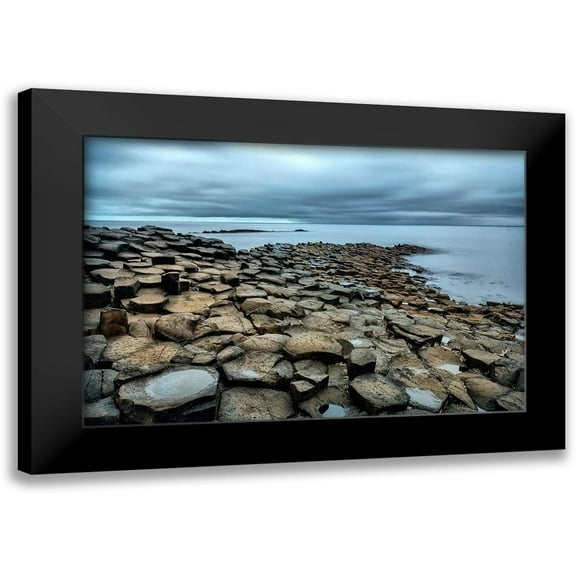 Amos, Andy 14x11 Black Modern Framed Museum Art Print Titled - Rocky Shores