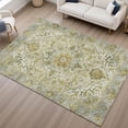 thumbnail image 6 of Addison Rugs Mayfield Premium Machine Washable Traditional Global Khaki Rectangle Rug, 10' x 14', 6 of 6