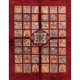 thumbnail image 1 of Ahgly Company Indoor Rectangle Abstract Red Abstract Area Rugs, 6' x 9', 1 of 6