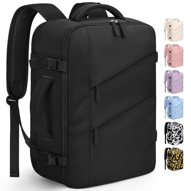 Mochila de viaje Capolo impermeable para ordenador portátil de 17 pulgadas para mujeres y hombres