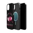 thumbnail image 2 of DistinctInk Tough Case for Apple iPhone 13 (6.1" Screen), Compatible with MagSafe Charging - Heart Sees Invisible To Eye, 2 of 6