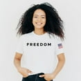 thumbnail image 4 of Freedom Shirt Crew Neck Print Casual T-Shirt - Ship from USA - 100% Cotton, 4 of 10
