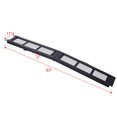 thumbnail image 3 of 80" Steel Loading Ramp, 800LBS Capacity, Portable Motorcycle Ramp, Folding ATV Ramp for Pick up Truck, Black, Pack of PAIR,, 3 of 4