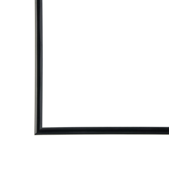 Studio Decor 6" x 8" Black Thin Float Frames by Basics, - Plastic & Glass Wall-Mount Frames for Photos, Artwork, Memorabilia & More, Horizontal or Vertical Display, 12 Pack