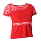 thumbnail image 5 of Top de Baile para Mujer Colcomx Tops de Encaje para Bailarinas Latinas Tango Rhythm Rumba Dressing Rojo XL, 5 of 8