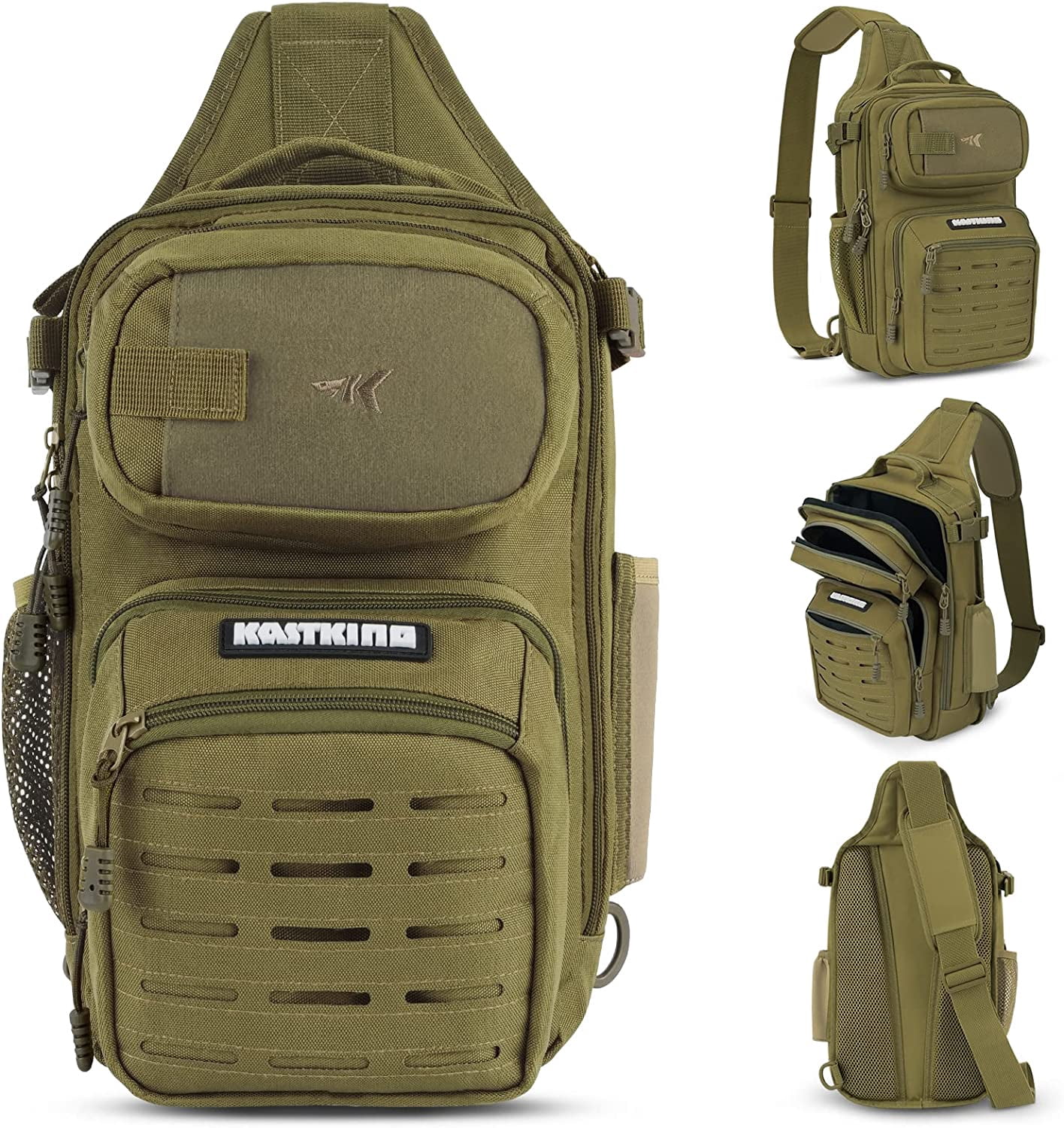 KastKing Tactical Sling Tackle Bag-Fishing Backpack Storge Fishing Gear and Equipment,Gift for Men- BlowBak