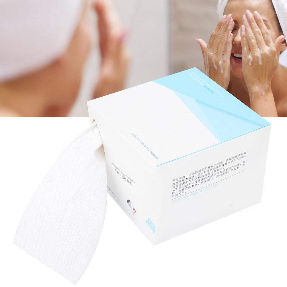 Tebru Facial Towel,Disposable Soft Facial Towel Makeup Removal Pads