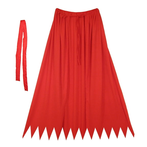 SeasonsTrading 32" Red Superhero Cape Set Costume Accessory