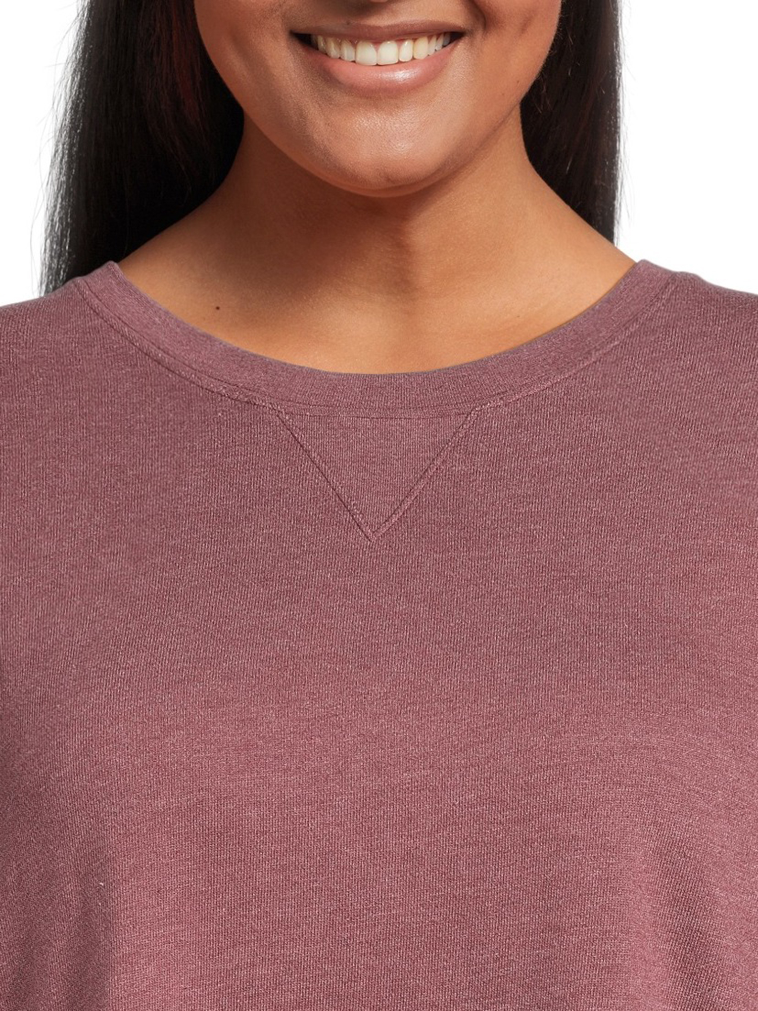 Terra & Sky Women's Plus Size Sweatshirt, 2-Pack