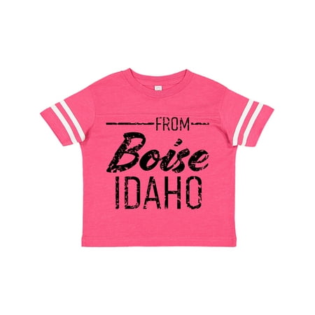 

Inktastic From Boise Idaho in Black Distressed Text Gift Toddler Boy or Toddler Girl T-Shirt