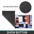 thumbnail image 7 of Blue White Geometric` Kitchen Rugs and Mats Sets Of 2,Kitchen Decoration Rugs,Rubber Backing Non-Slip Floor Mat for Sink Washable Waterproof Laundry Room Runner Rugs, 7 of 7