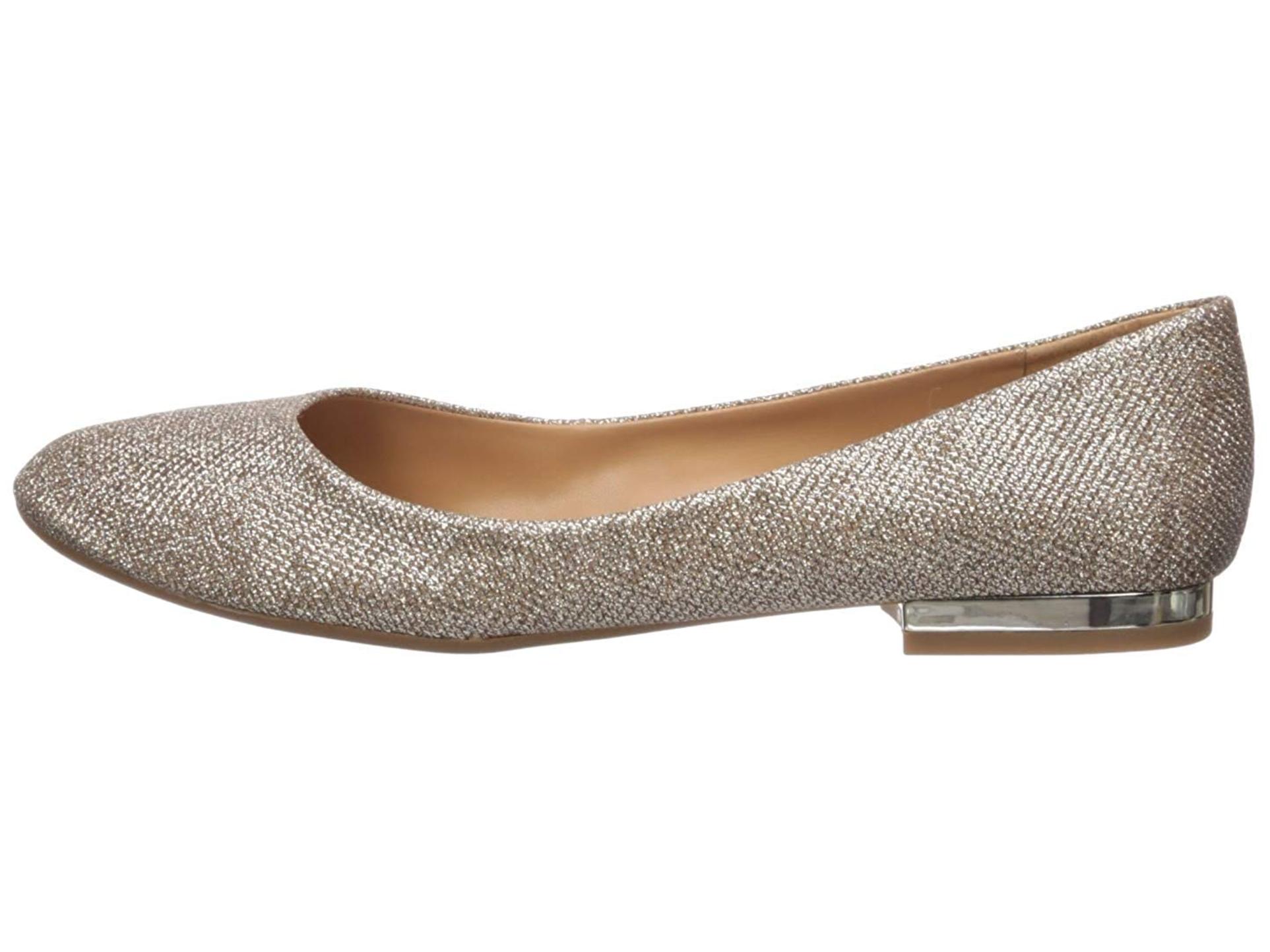 jessica simpson gold ballet flats