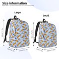 thumbnail image 3 of Lsque Cute Sloth Pattern Canvas Daypack, Durable Backpack, High-quality Versatile Backpack,Vintage Compact Backpack-Small, 3 of 6