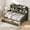 Antique Grey + Wood + Twin, variant on NOBRAND with Storage Drawers, Storage Headboard Wooden Daybed