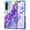 Purple, variant on CASEFIV for Samsung Galaxy A17 5G Case,Marble Three Layer Heavy Duty Shockproof Protection Hard Plastic Bumper +Soft Silicone Rubber Protective Case,Rose Gold
