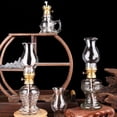thumbnail image 5 of 2PCS Glass Oil Lamps for Indoor Use Vintage Kerosene Lamp Oil Lantern Kerosene Lantern with 2 Wicks, 5 of 10