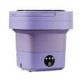 thumbnail image 4 of Portable Washing Machine 6.5L Small Bucket Washer for Dorm Travel Underwear Violet, 4 of 9