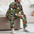 thumbnail image 6 of Bingfone Men's Pajama Set 2 Piece Loungewear PJs, Long Sleeve with Pajama Pants-Balls, 6 of 7
