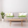 thumbnail image 4 of Ambesonne Floral Throw Pillow Cover 4 Pack, Daffodils with Grass, 20", Green Yellow, 4 of 7