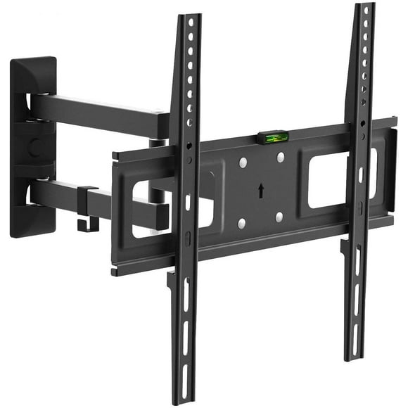 CHARMOUNT Full Motion TV Wall Mounts Bracket for Most 26-55 Inch LED, LCD, OLED Plasma Flat Screen Monitor & Curved TV up to 77 lbs VESA 400x400, TV Mount with Swivel Articulating Arm