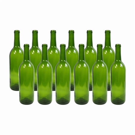 LD Carlson Green Wine Bottles 750 mL - 12/Case