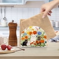 thumbnail image 6 of Cats Around Flowers Leaves Napkin Holder for Table Clear Napkin Stand Paper Holder Acrylic Organizer Dispenser Napkins for Dinner Kitchen Restaurant Room, 6 of 8