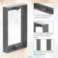 thumbnail image 4 of 1/2inch Single Gang Outlet Box Extender-Electrical Box Extender Solution for Electrical Outlet Box Switches & Outlets, 4 of 5