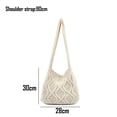 thumbnail image 2 of Hukapapa Bolsos de Hombro para Mujer Bolsos de Ganchillo Bolso de Compras al Hombro, 2 of 5