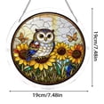 thumbnail image 3 of Acrylic Puzzles Suncatcher Window Hanging 83 Pieces Stained Glass Acrylic Puzzle Song Decoration For Women Men Mom Birthday Home Decor, 3 of 9