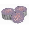 thumbnail image 2 of Inkdotpot Rose Gold Foil Paper Hang Tags Let Love Sparkle Wedding Favor Tags 100 Pieces, 2 of 6