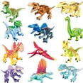 thumbnail image 3 of Bloques de construcción de Jurassic World 2 Dinosaurios Figuras Ladrillos Tiranosaurio Indominus I-Rex Ensamblar Juguetes para niños Navidad, 3 of 5