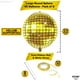 thumbnail image 4 of Globos con forma de bola de discoteca Katchon Big Gold de 22 pulgadas, paquete de 6, 4 of 9