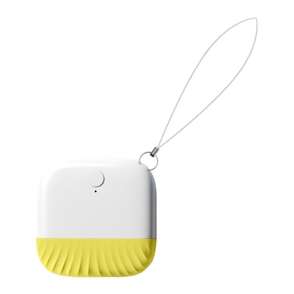 Alarme de Bruit Fort Tuya Key Tracker Bluetooth-compatible Localisateur Double Sens 2.4Ghz Téléphone Mobile Sans Fil Équipement de Localisation Rechargeable Jaune
