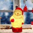 thumbnail image 4 of Santa Figurine Christmas Snowman Santa Table Decorations Plastic Santa Tabletop Figurine Statue Home Kitchen Table Holiday Xmas Decor, 4 of 5