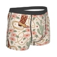 thumbnail image 4 of Uemuo Floral Cowboy Boots Pattern Men's Boxer Briefs,Trunk Anti-Chafing,Comfortable, Durable, and Stylish Underwear-Small, 4 of 9