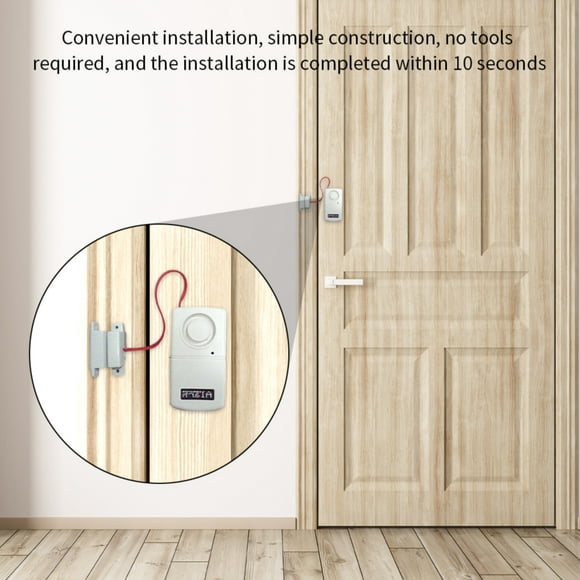Window Alarm Anti-theft Home Door Smart Sound Alarm Entry Alarm Smart High Sound Security System for Drawer Garage