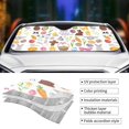 thumbnail image 5 of Disketp Windshield Sun Shade, Car Sun Shade For Front Window Happy Easter1 Sunshades Sun Visor Protector Blocks Uv Rays Foldable, 5 of 9