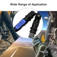 thumbnail image 3 of Bgsha 2Pcs Motorcycle Rear Passenger Foot Pegs General aluminum alloy Footrest, 3 of 9