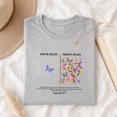 thumbnail image 2 of Jollimate Your Plan Vs God's Plan Shirt, Butterfly Isaiah 55 Christian Faith Tee, 2 of 5