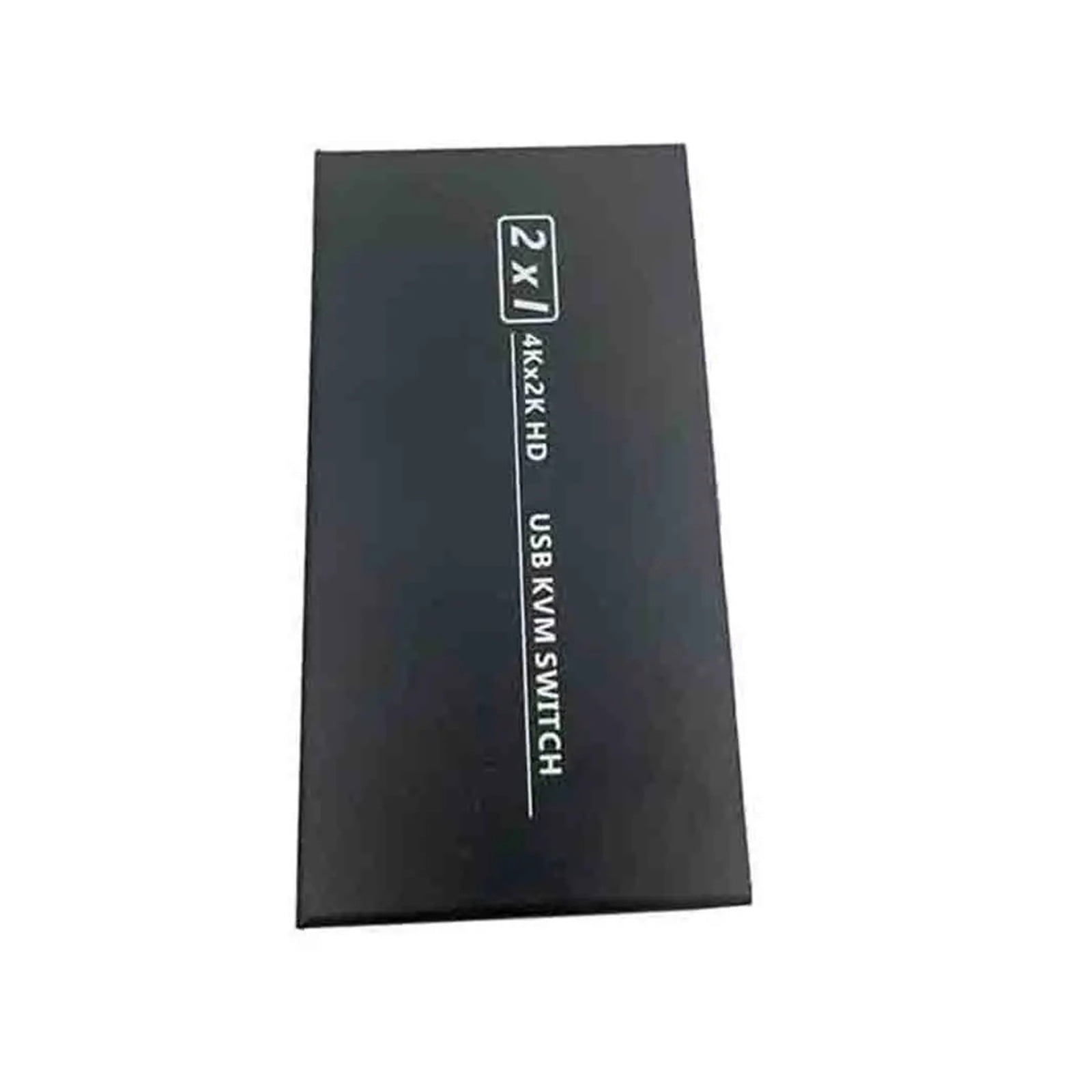 4K*2K KVM 2-in-1 -compatible/USB KVM Switch Support HD 2 Hosts Share 1 Monitor/Keyboard& Mouse Set Printer Video Display