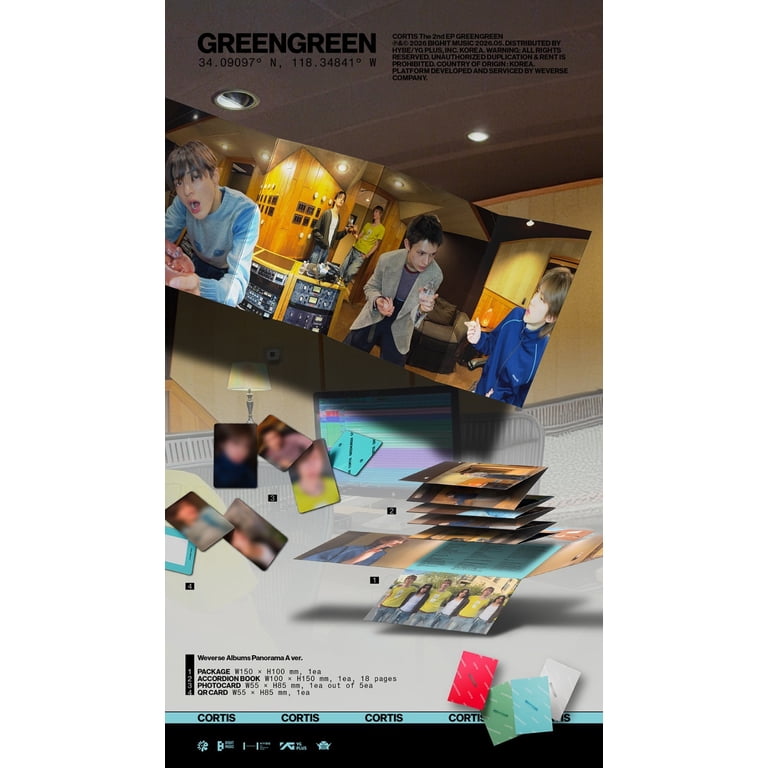 CORTIS - GREENGREEN THE 2ND EP Album WEVERSE ALBUMS Version