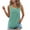 Green, variant on UANWENN New Women's Striped Contrasting Vest Loose Sleeveless Top plus Size Camisole Active Crop Tops Women Beach Women Top Camisole Women Base Women's Top 3 Pk Compression Shirt Biking Crop Top 3x