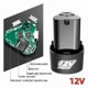 thumbnail image 4 of Batería Premium para Destornillador/taladro 12V 4.0Ah para Amoladoras de Ángulo DKCD y Llaves de Impacto Batería de Iones de Litio + Cargador, 4 of 10