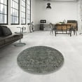 thumbnail image 4 of Ahgly Company Machine Washable Indoor Rectangle Industrial Modern Gray Area Rugs, 7' x 9', 4 of 7