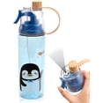 thumbnail image 1 of Bouteilles d'Eau Vaporisateur 600ml pour Enfants, Bouteille de Brumisation Étanche avec Design Gradué, Bouteille d'Eau de Sport Portable Réutilisable pour Cyclisme Randonnée, 1 of 5