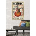 thumbnail image 2 of Music Inspires Me Wall Poster, 22.375" x 34", Framed, 2 of 3