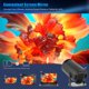 thumbnail image 2 of Proyector Inteligente 4K con WiFi 6 y Bluetooth 5 Android 11 Portátil Visualización 130 Pulgadas, 2 of 7